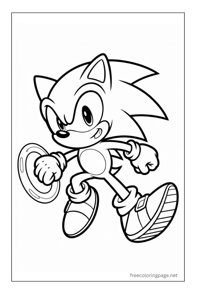 sonic color page getting ready to fight