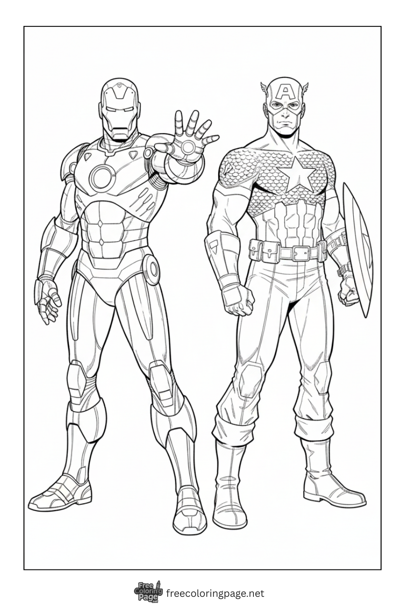 40+ Free Iron Man Coloring Pages | Printable Coloring Sheets