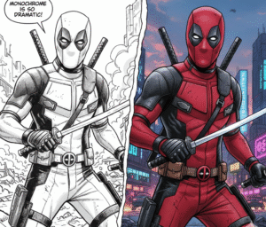 deadpool coloring pages free pdf