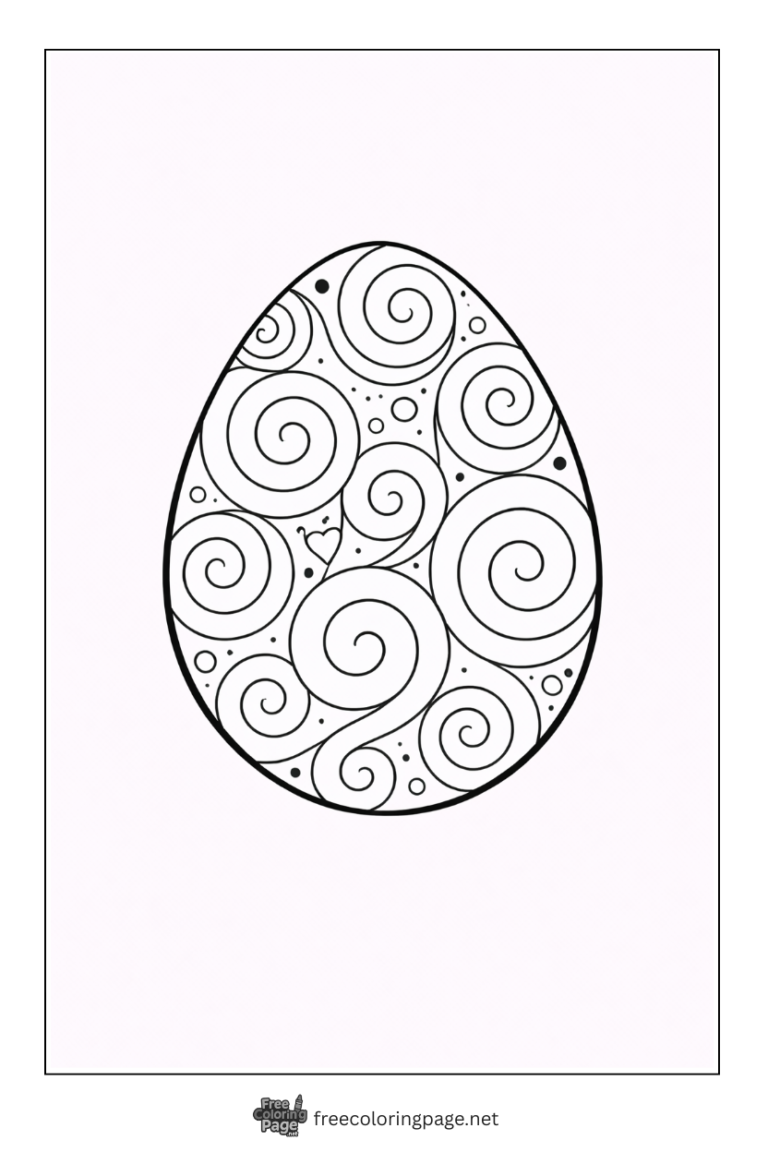 90+ Easter Coloring Pages – Free Printable Bunny & Egg Pages