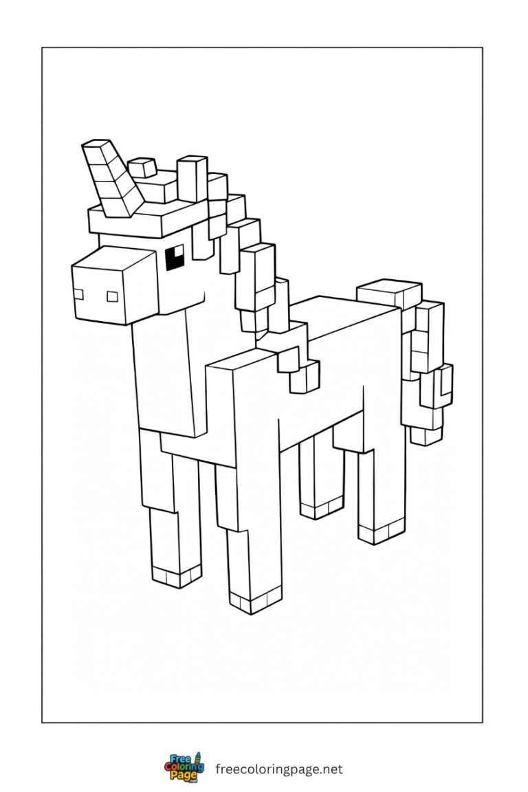 60+ Minecraft Coloring Pages - (Free Printable)