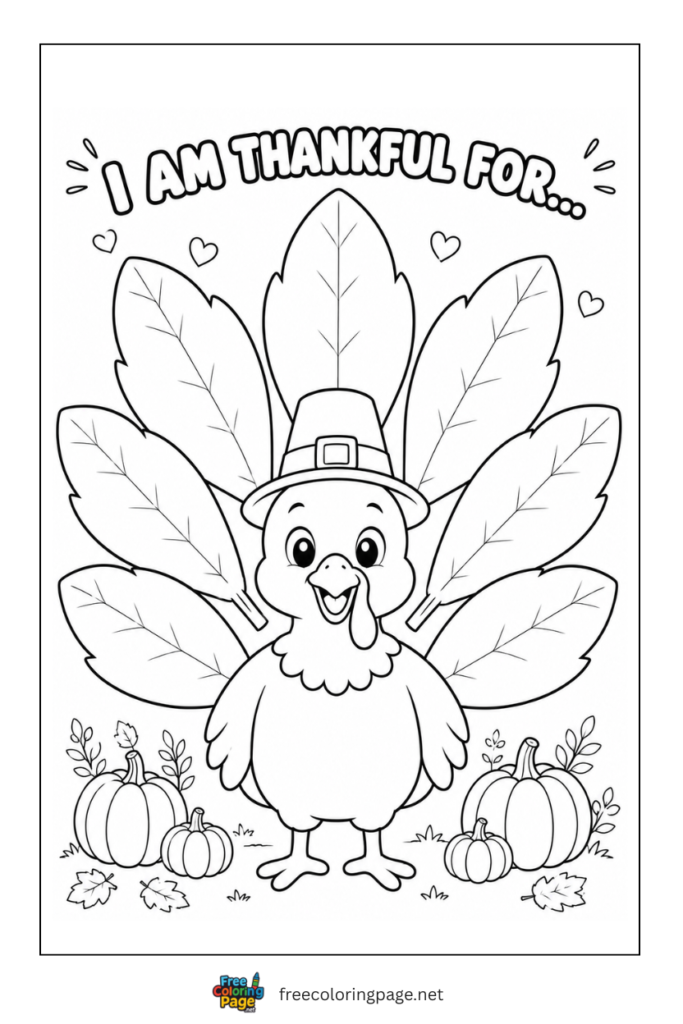 turkey feathered tail design coloring page- for adults