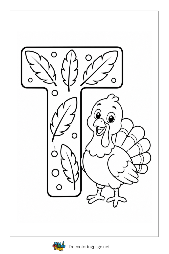 t is for turkey- kids learning