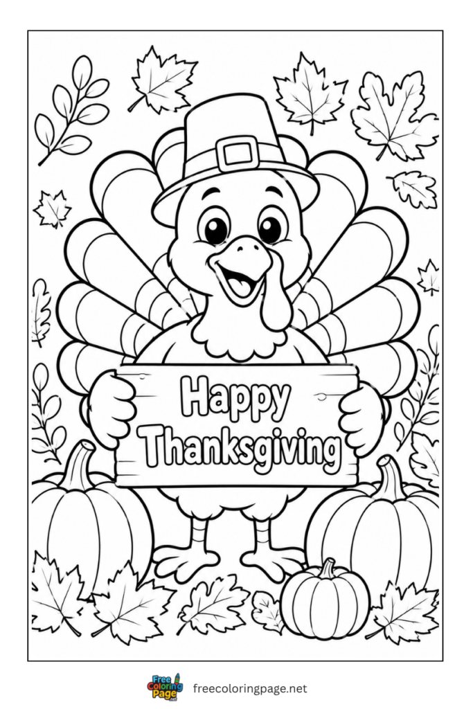 turkey wishing happy thanksgiving- thanksgiving turkey